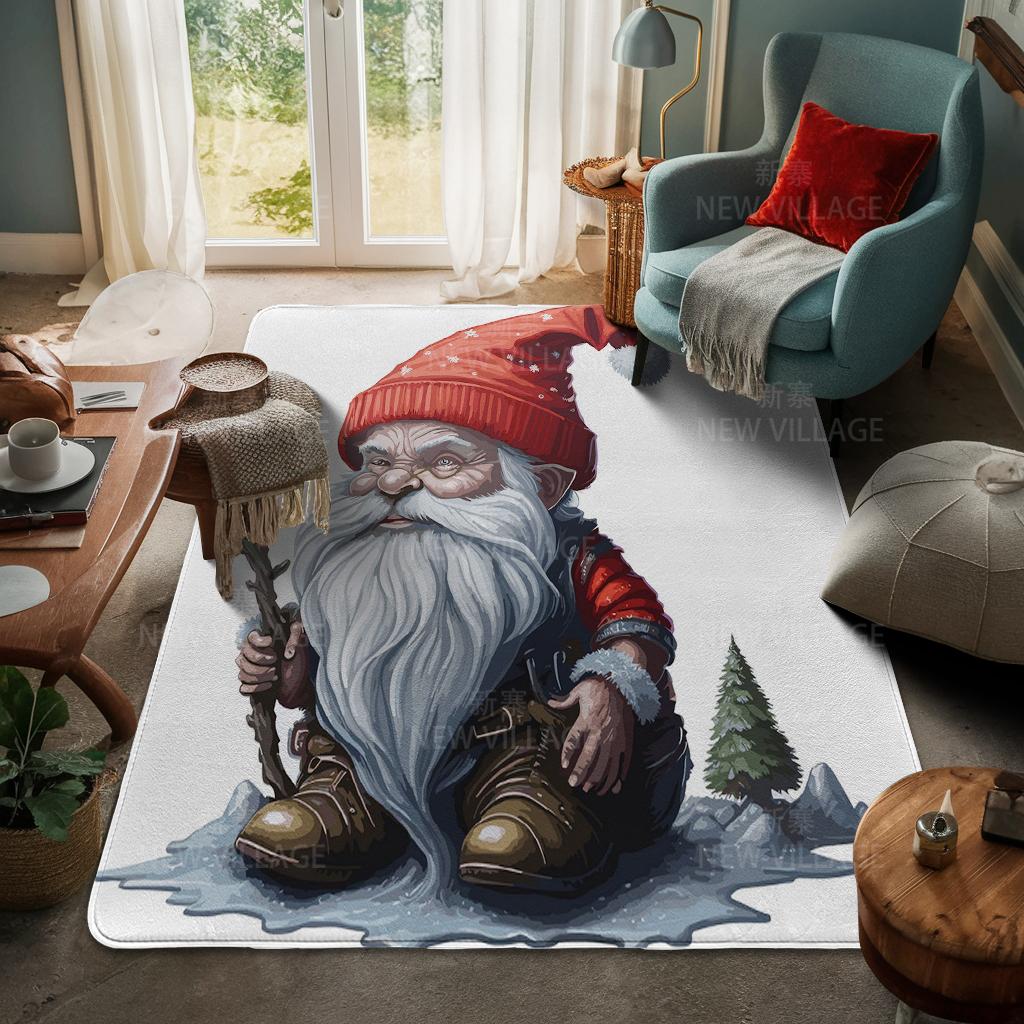 Ковер у входа в дом Домашний коврик у двери Гостиная Ванная Комната Ноги ванная комната Нескользящие коврики с водопоглощением для ванной Счастливого Рождества зима