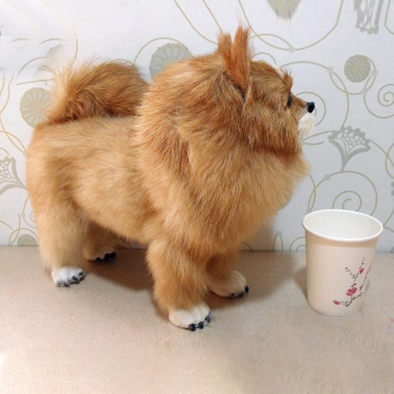 Симпатичная плюшевая собака Хироми, реквизит для фотосъемки, настольный автомобиль, домашний декор, украшение, подарок для детей