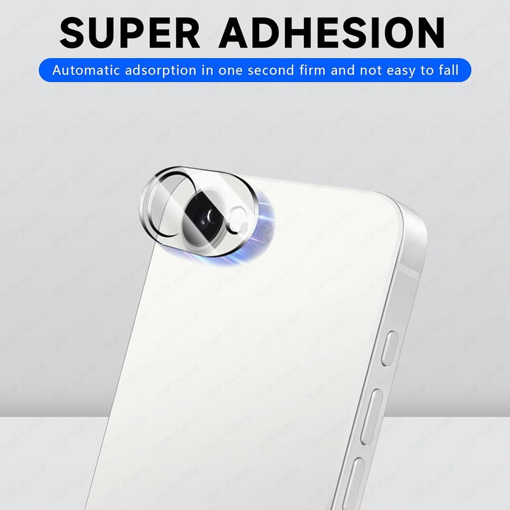 3D Tempered Glass Camera Cover For Apple iPhone 17e iPhone17e i Phone 17 e e17 i17e 2026 6.1inch Rear HD Lens Protector Cap Film 4