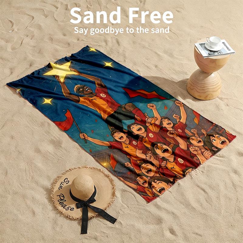 Galatasaray Beach towels also serve as bath towels summer essential a musthave for the outdoors the beach and the pool