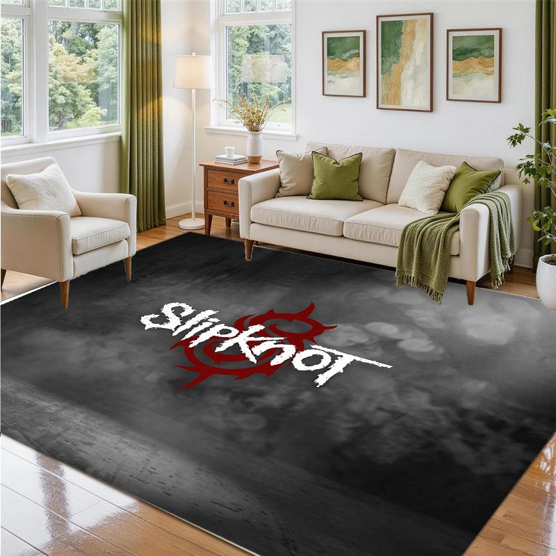 Slipknot Design Crystal Velvet Rug Soft Decorative Mat for Bedroom Entrance