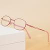 Foldable Reading Glasses High-Definition Anti Blue Light Glasses Women'S Portable Anti Fatigue Presbyopia Glasses