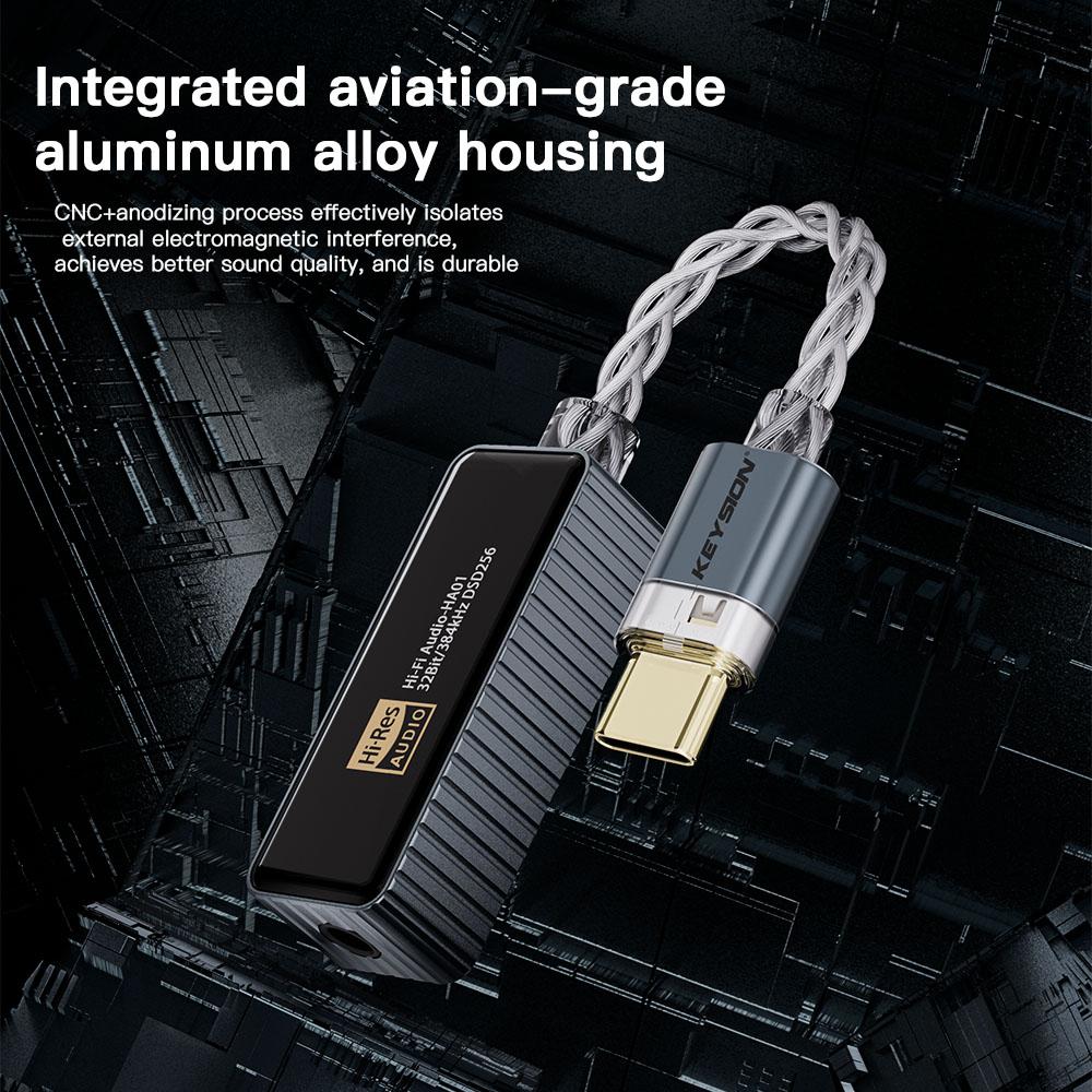 KEYSION 384 кГц DSD256 CS43198+CT7601 Портативный USB ЦАП Аудио HiFi Декодер Усилитель для наушников 3,5 разъем для Android iOS Mac Win10