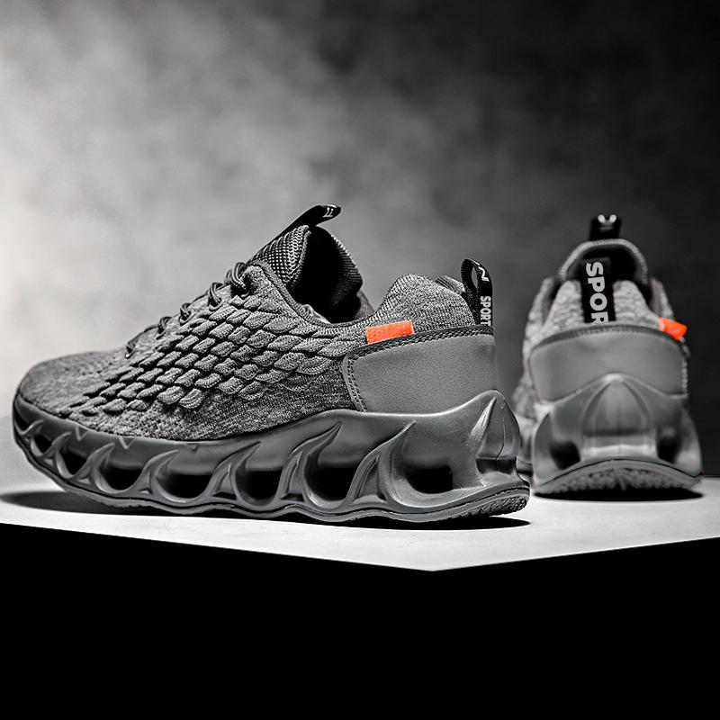 Мужские дышащие спортивные кроссовки с текстильным верхом