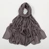 Solid Cotton Modal Hijab For Women Muslim Scarf Big Size Shawls Foulard Islam Head Wraps Headscarves Ramadan Scarves 190*85cm