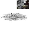100pcs Silver Color Winding Stems Steel Material Replacement Part  Professional Use
