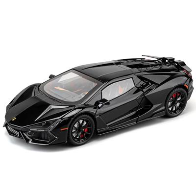1/24 Lamborghini Revuelto Supercar литые игрушечные машинки и транспортные средства из металла игрушечная модель автомобиля коллекция звуков и света детские игрушки