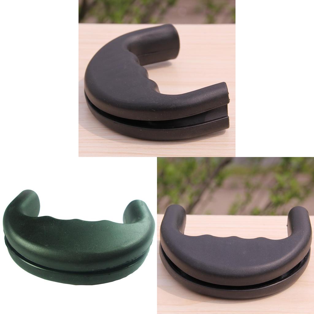 Durable Rubber Handle For Dogs And Cats Non-expanding Leash Handle Black Color 11*8cm