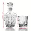 Набор для виски премиум-класса из 7 предметов: элегантный графин емкостью 850 мл и 6 рюмок. Идеальный подарок для мужчин. Универсальный для всех спиртных напитков.