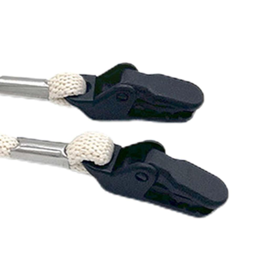 4pcs Hook Clips Hat Chin Cord Anti-lost Windproof Hat Strap New Hat Wind Rope  Sun Hat