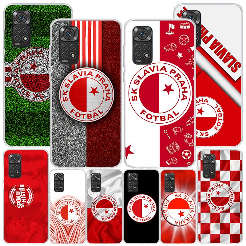 Чехол для телефона SK Slavia Praha Чехия для Xiaomi Redmi Note 15 14 13 12S 12 11 Pro Plus 14S 11S 11E 10 10S 11T 5G Персонализ