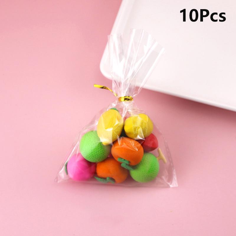 10 шт. мультяшный милый фруктовый резиновый ластик креативная новинка канцелярские принадлежности мультяшный кавайный мини резиновый школьные принадлежности детские подарки