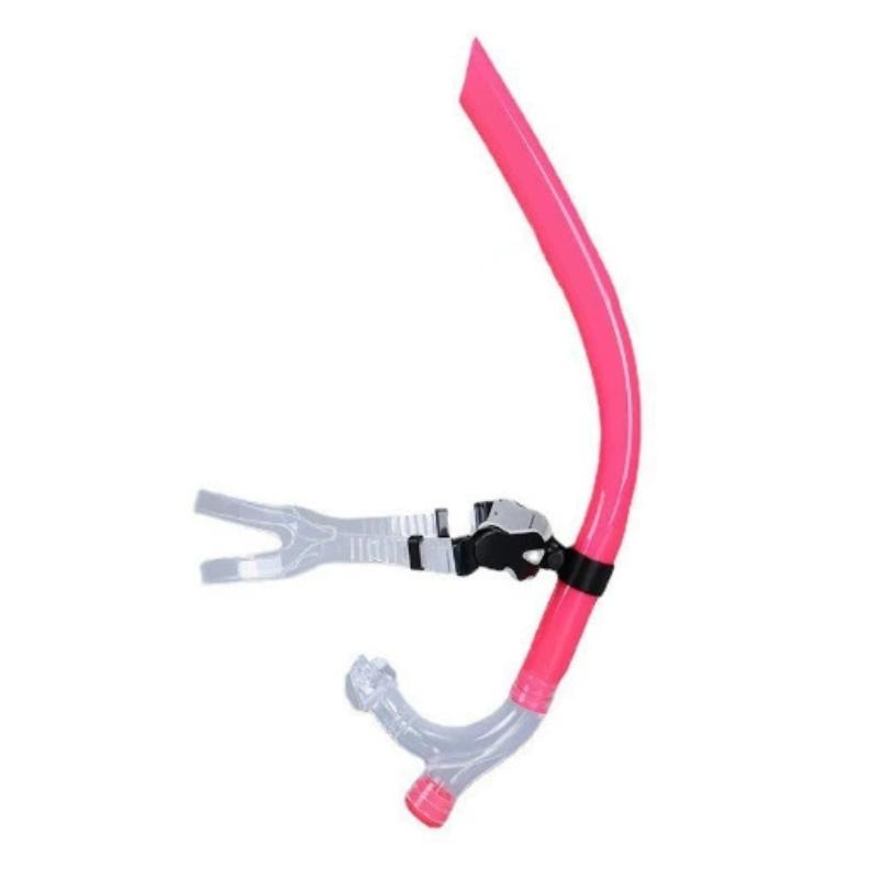 Long Distance Swim Training Front Mounted Snorkel Durable Diving Breathing Tube for Adult Water Activity