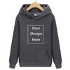 DIY 06 Personalized Customization of Your Own Design Logo Comfortable Color Matching for Men and Women Hoodie