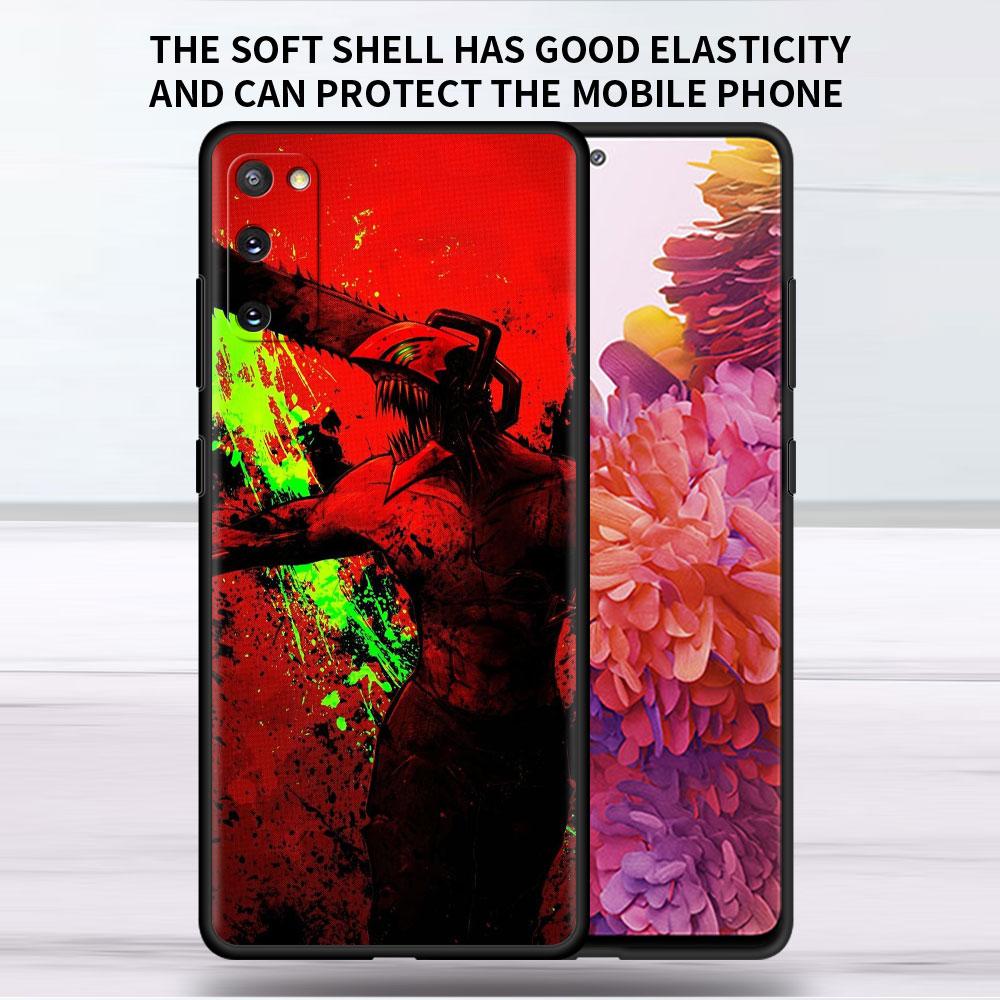 Case For Samsung Galaxy Note 20 Ultra 10 Plus Lite 9 8 A50 A70 A30 A20e A20 A40 A10 A10e A60 Phone Cover Manga Chainsaw Man Capa