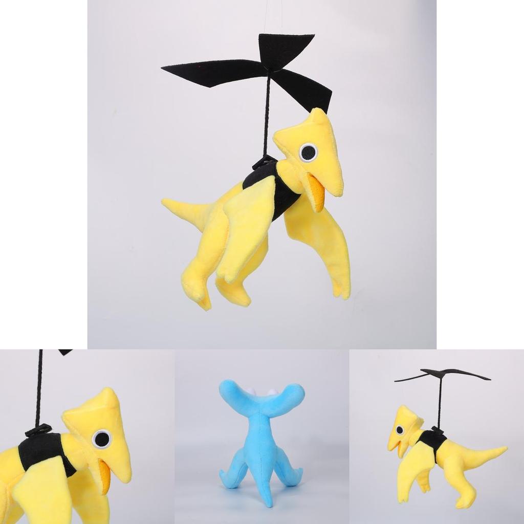 Jili's Rainbow Friends Chapter 2 Plush Toy Cartoonish And Fun Looking Dinosaur Stuffed Animal