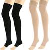 Compression Socks Thight High Pressure Open Toe Varicose Stockings Men Women