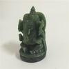Ganesha Buddha Statue Elephant God Sculpture Ganesh Figurine Man-made Jade Stone Garden Home Decoration Accessories Statues