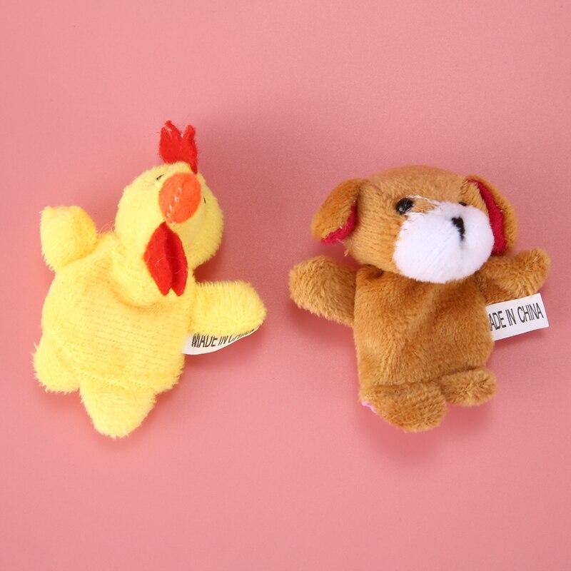 12 шт. пальчиковые куклы, тканевые куклы, детские семейные развивающие ручные игрушки с героями мультфильмов, реквизит для повествования