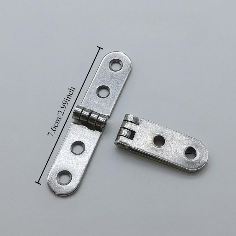 2 шт. Складные петли на 180 градусов, накладные петли на винтах для дверцы шкафа швейной машины, мебельная фурнитура