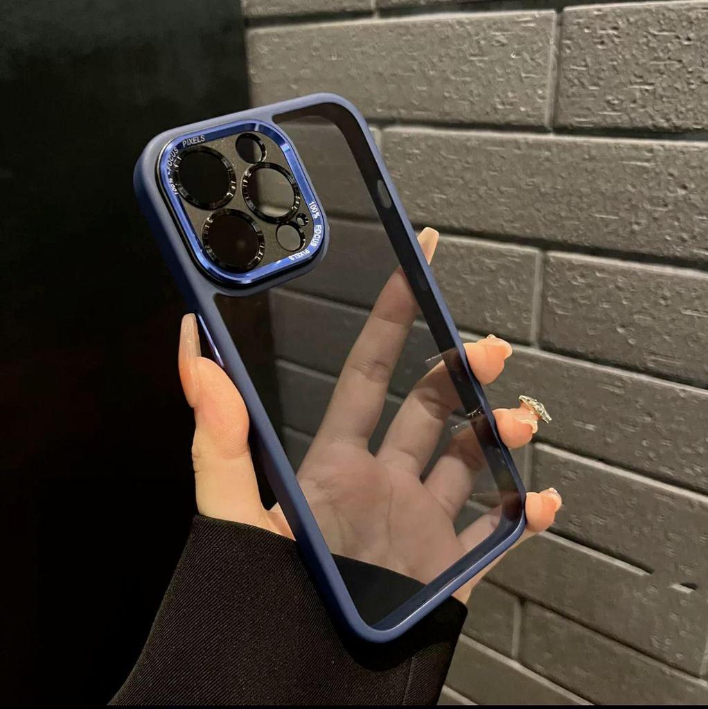 Премиальный металлический чехол для объектива для iPhone 17 Pro Max - Прозрачный, Защитный чехол с полным покрытием для Apple 16