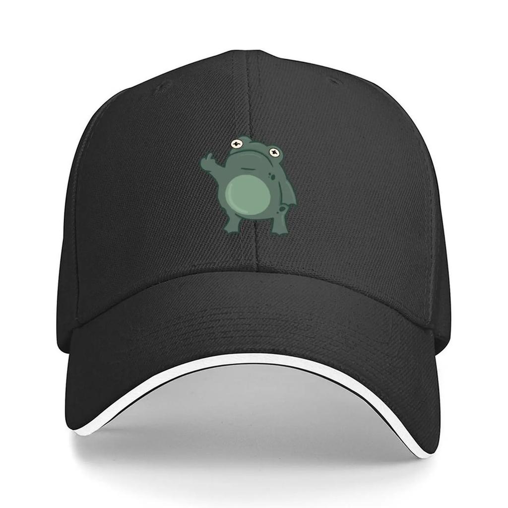 Grumpy Frog Baseball Cap Kids Hat Golf Hip Hop sun caps Unisexs Baseball Womens