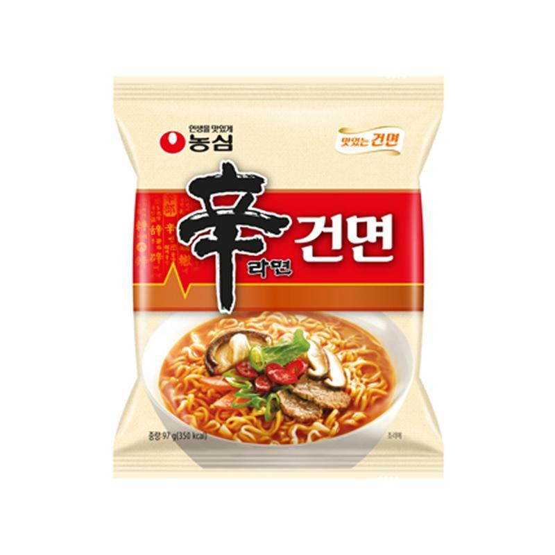 Nongshim Shin Ramen Нежареная/Сушеная лапша в стаканчике / Пакете / Корейская лапша, Kfood, Аутентичная корейская еда