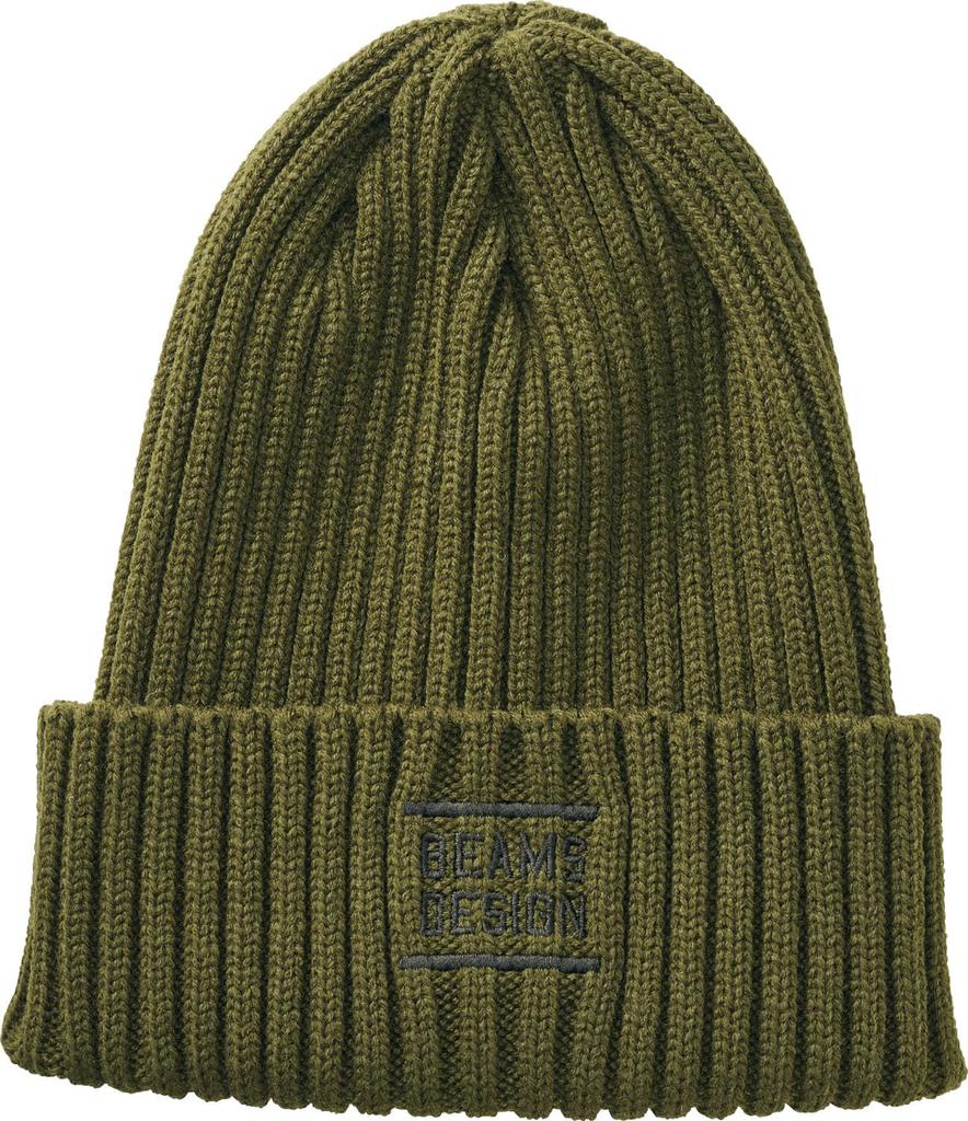 ZETT Baseball Knit Cap by BEAMS DESIGN BH79703 Khaki Men's