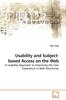 Книга Usability and Subject-based Access On the Web