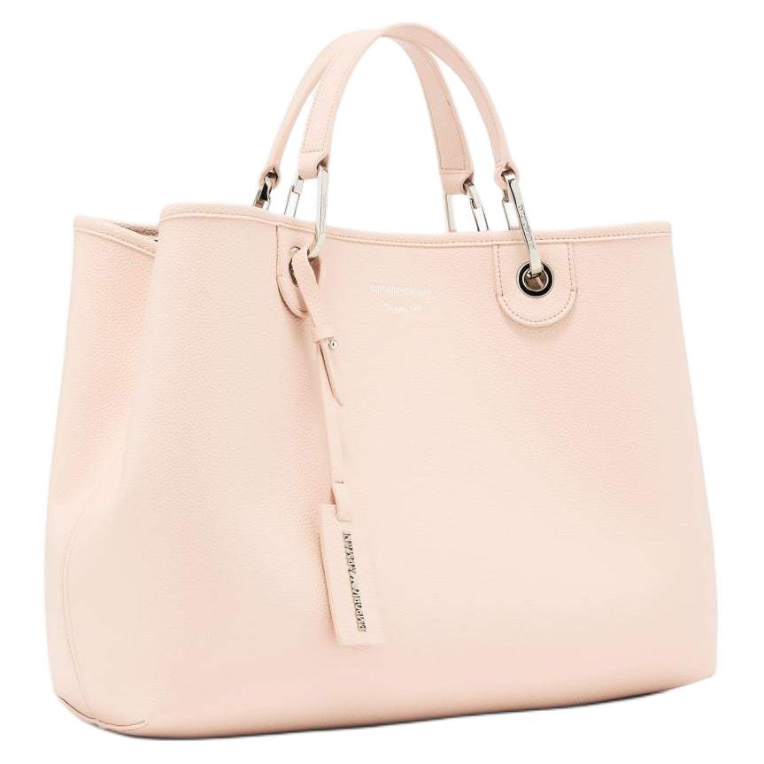 Emporio Armani MyEA Deer Pattern Silk Screen Printed Logo Fashion Tote Bag Women Tote Bag Pink EW000360-AF12036-M1332