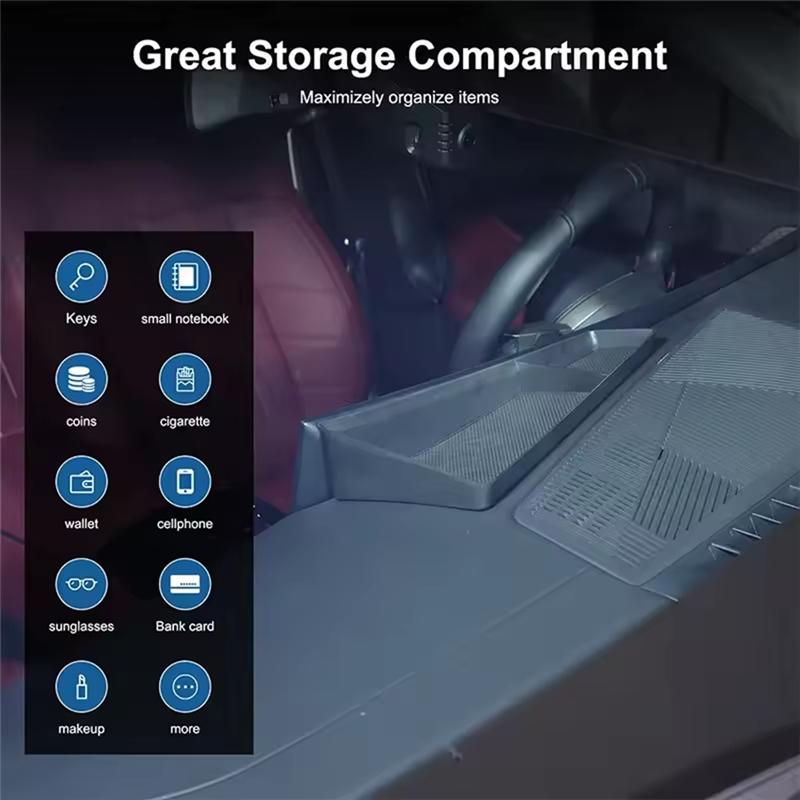ABLZ-Для BMW 5 серии G60 2024 Автомобильный центральный экран навигации Органайзер для задних сидений Подставка для телефона Аксессуары