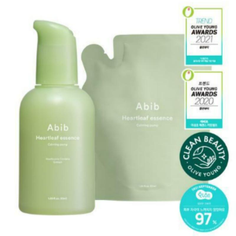 ABIB Houttuynia Essence Calming Pump 50ml Refill Set (+50ml)