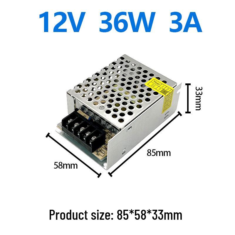 Импульсный источник питания 220 В на 24 В постоянного тока 15 А со светодиодным дисплеем, трансформатор 5 В/12 В