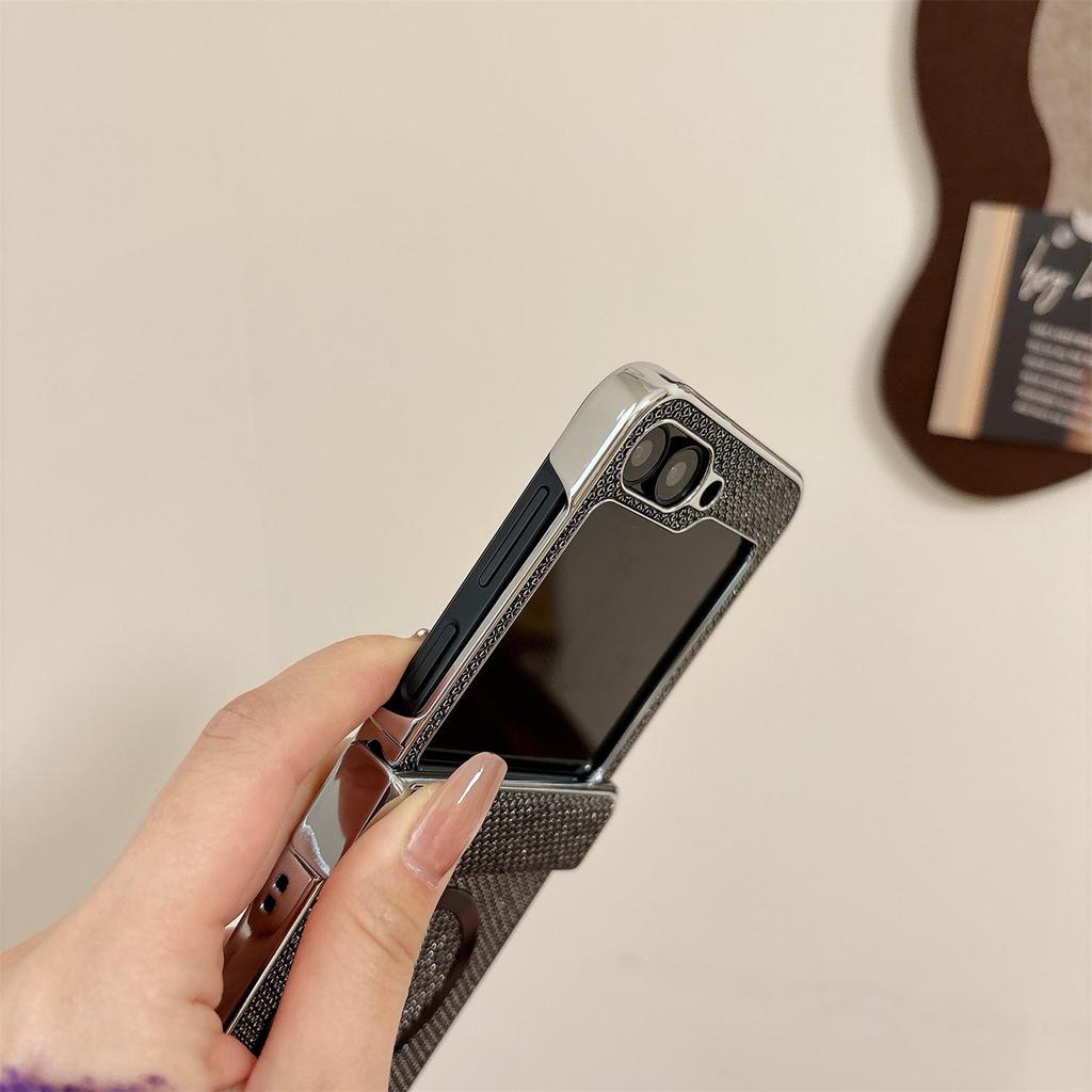 Роскошный Магнитный Чехол с Блестками для Складных Телефонов Samsung Z-Flip6/7