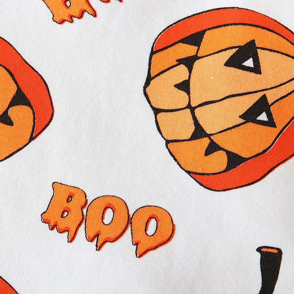 Рубашка с длинными рукавами и тыквой на Хэллоуин для маленьких мальчиков и девочек, верхняя одежда для детей 0-4 лет