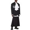 WE11DONE Logo-print Wool-blend Blazer WD-JK1-22-123-U-BK