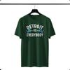 Detroit VS Everybody Логотип смешная футболка Размер S-5XL Сделано в США Унисекс футболка