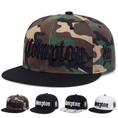 Унисекс Бейсболки с вышивкой Compton Весна Осень Уличные Регулируемые Повседневные Хип-хоп Тракеры Шляпа от солнца