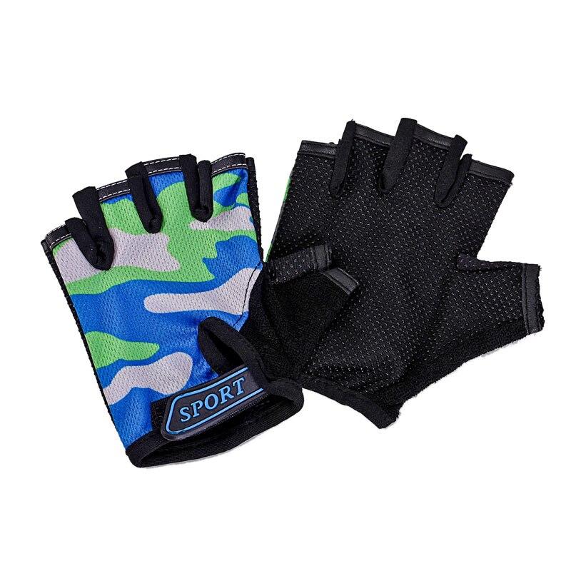 1 Pair Children Sports Gloves Half Finger Kids Riding Cycling Running Gloves Boys Girls Outdoor Sports Gloves for Christmas Gift