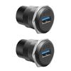 Промышленный круглый USB-модульный адаптер USB3.0 USB2.0 Док-станция для передачи данных, зарядки, сетевой разъем