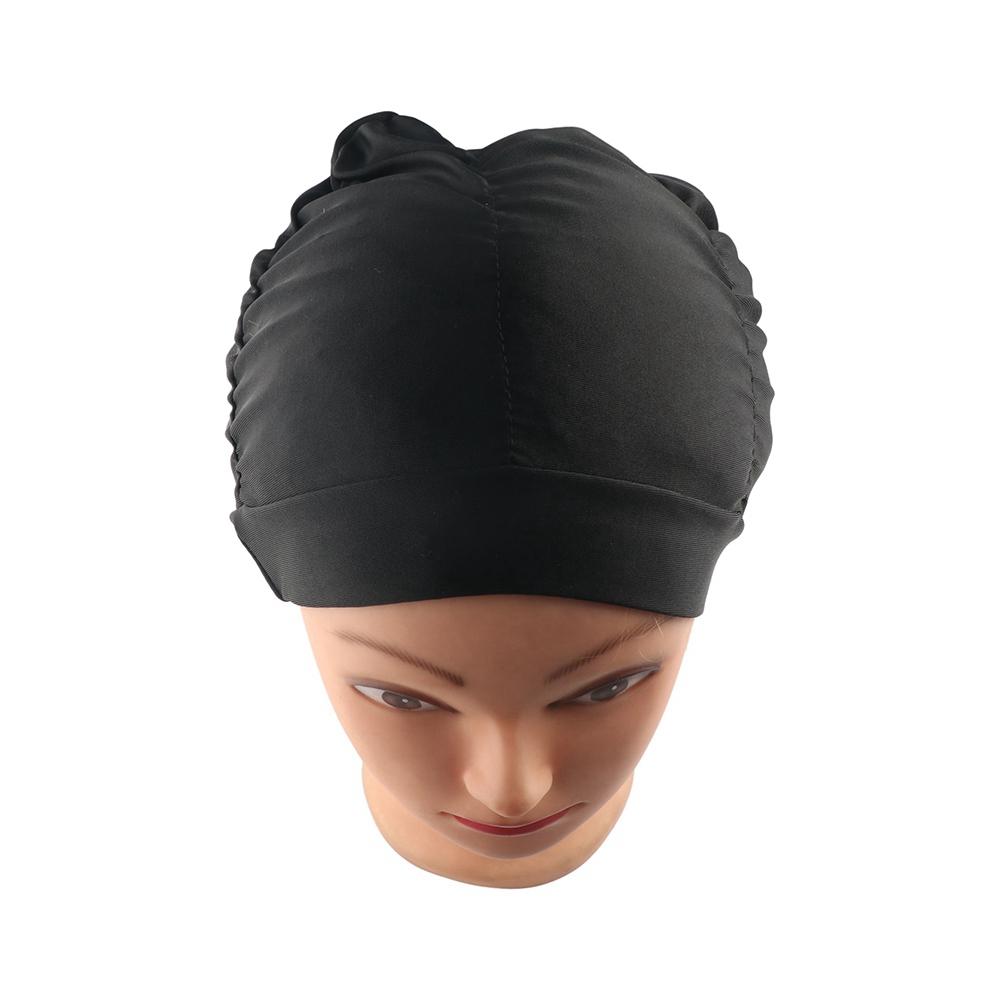 Cap Flowers Printed Nylon Turban High Elastic Swim Pool Hat Swimming Cap Diving Hat Swimming Hat