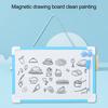 Набор магнитных досок с подвесным тросом и рамкой из ПВХ, гладкая поверхность для письма