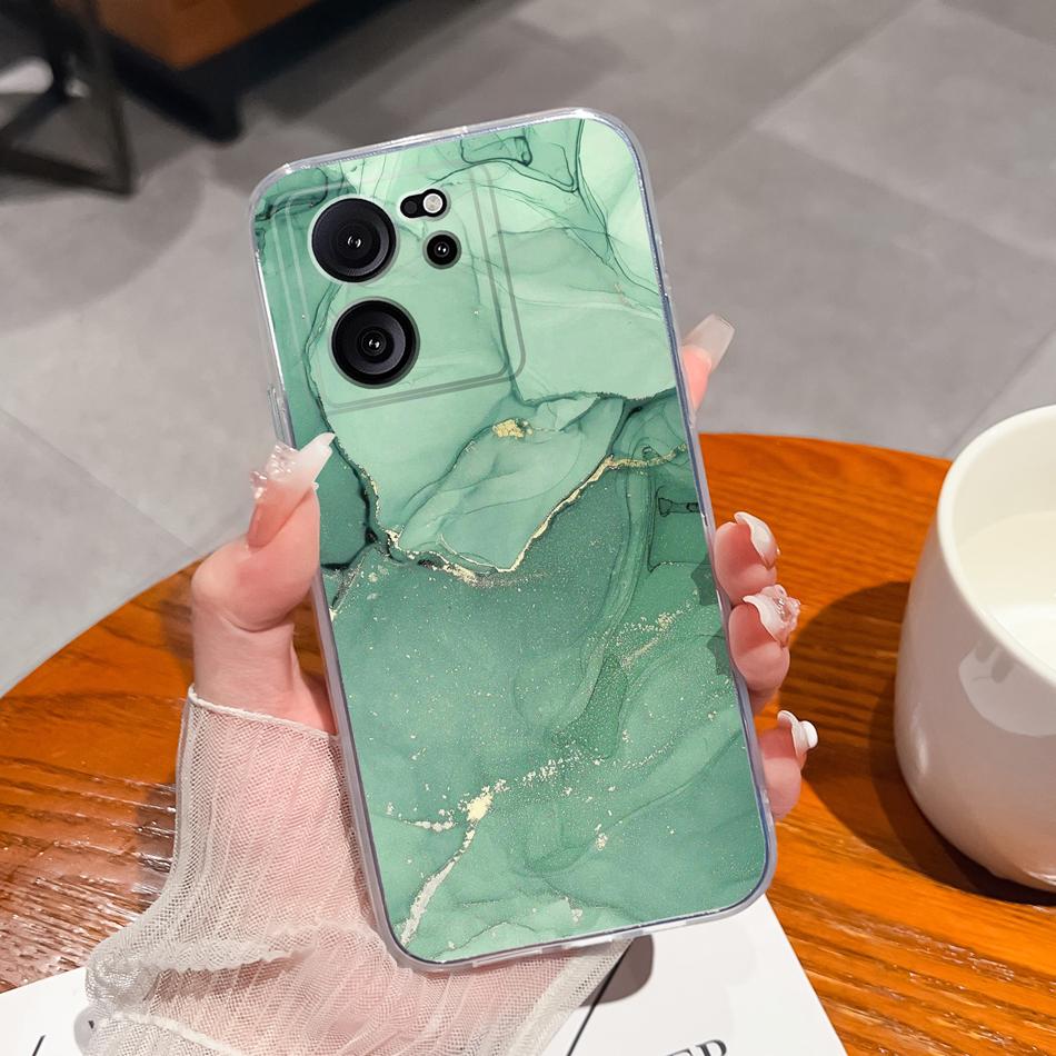 Чехол для Xiaomi 13T Pro, градиентный простой чехол для телефона для Xiaomi 13 T Pro Xiaomi13T, мягкий прозрачный силиконовый тонкий задний корпус