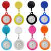 Lovely Hospital Medical Nurse Doctor Icons Cartoon FOB Pocket Watches Fashion Accessories Unisex Women Mens Clip Hang Clock Gift