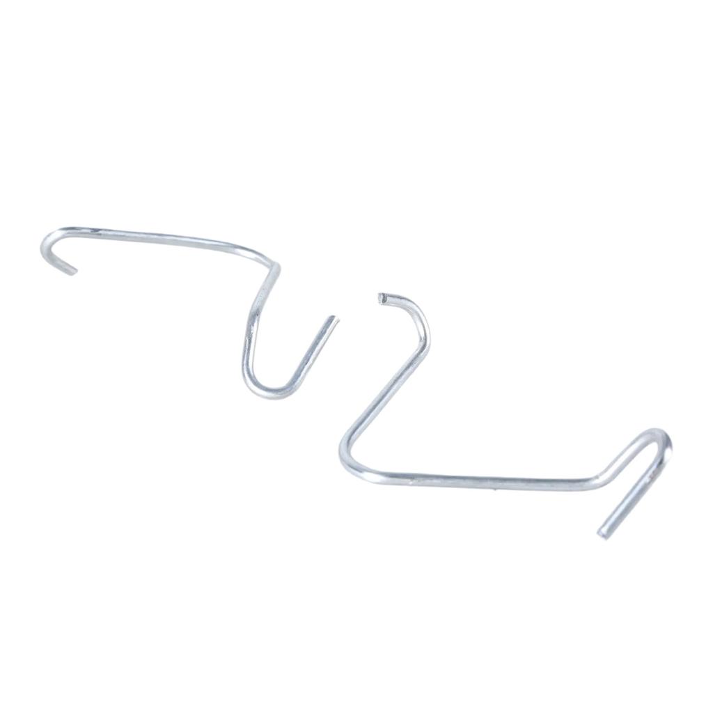 200 шт. оцинкованных зажимов для проволоки для забора, быстрая установка креплений для столбов, простое решение для надежного крепления столбов для ограждения