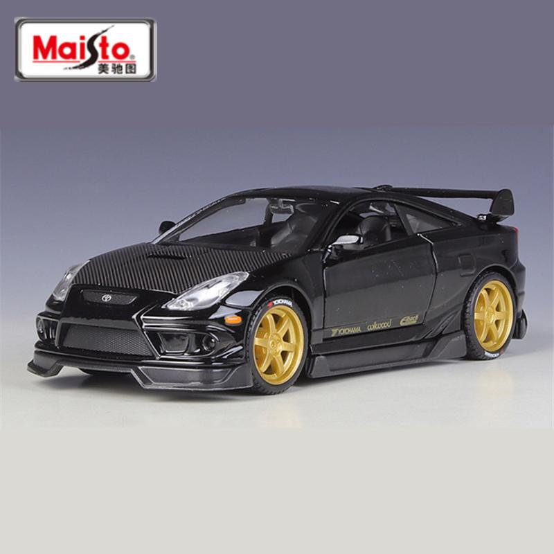 Maisto 1:24 Toyota Celica GT-S Alloy Miniature Car Model Diecast Metal Scale Car Model Collection Children Toy Vehicles Gift