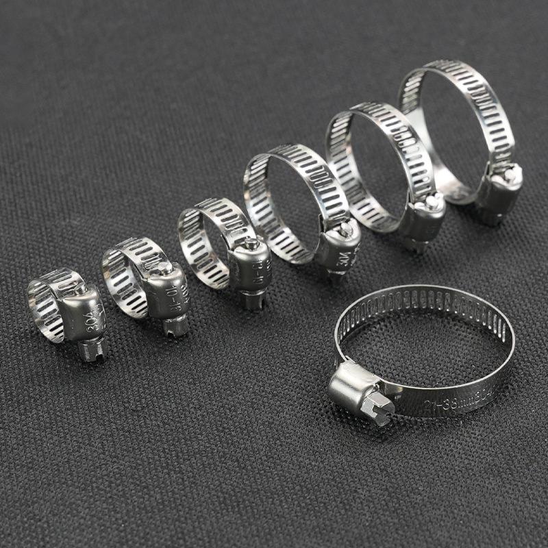 Набор из 60 штук: Американские хомуты для шлангов из нержавеющей стали 304 (6-38 мм)