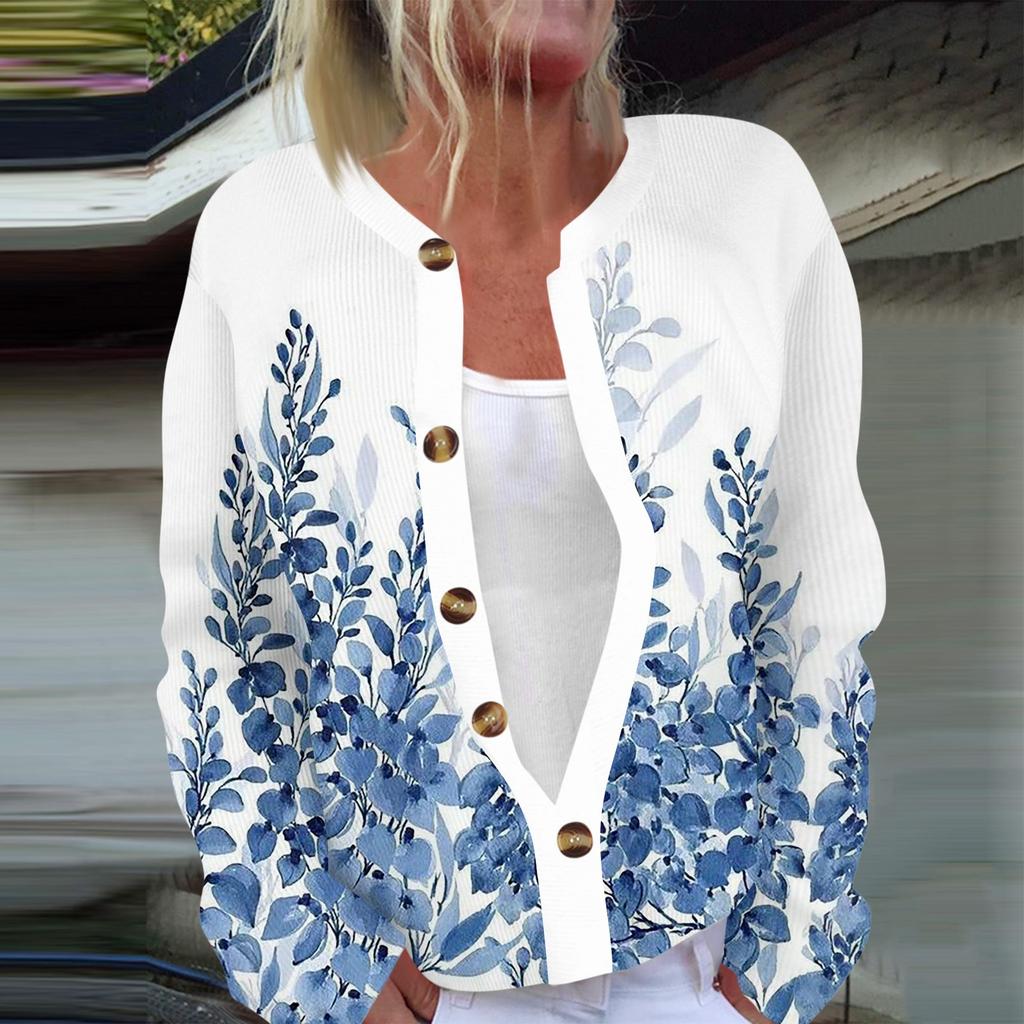 Женская мода с длинным рукавом, рождественский принт «Снеговик-снежинка», куртка, кардиган