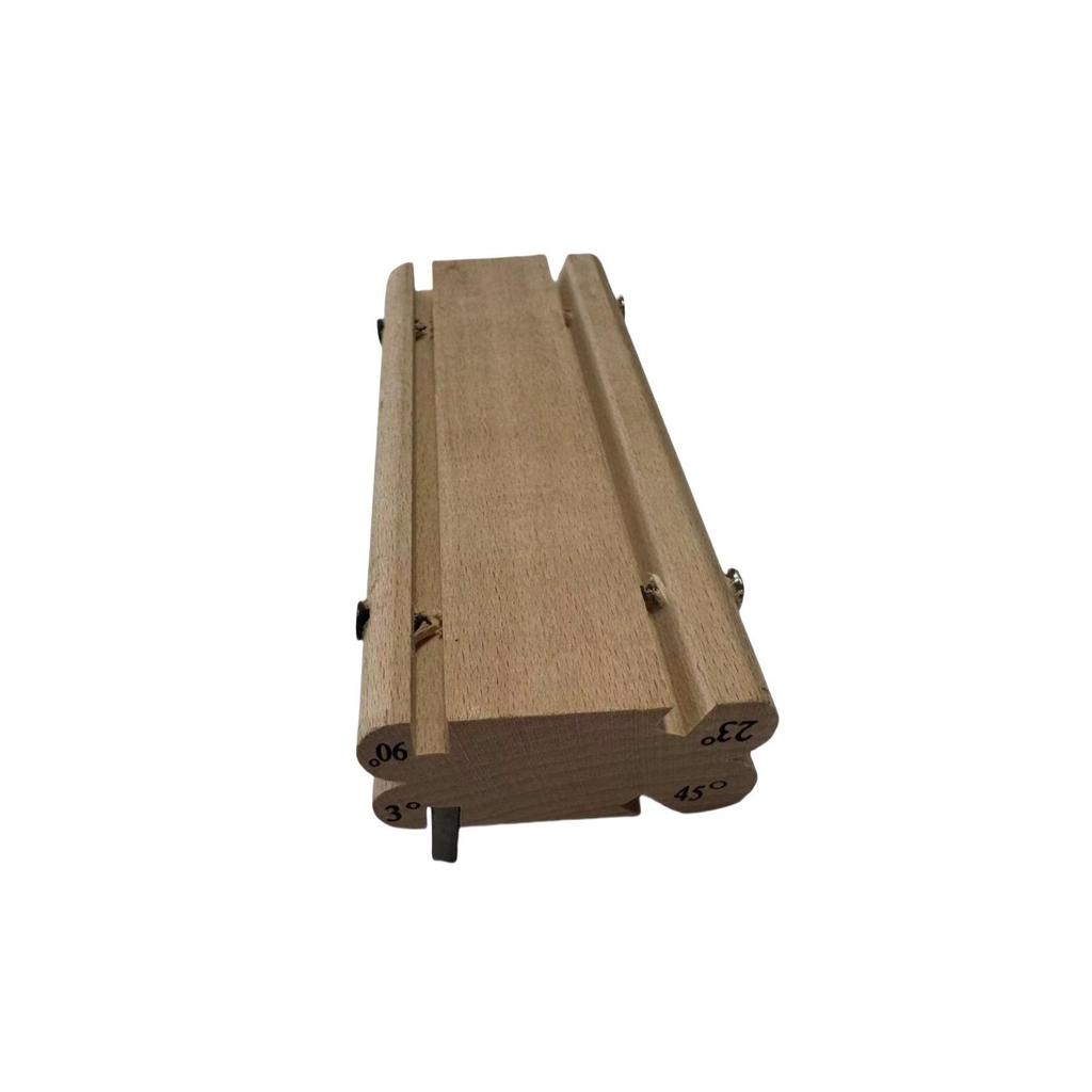 Guitar Fret End Bevel File: 3/23/45/90 Degree Four-in-One Tool for Dressing, Leveling, Chamfering