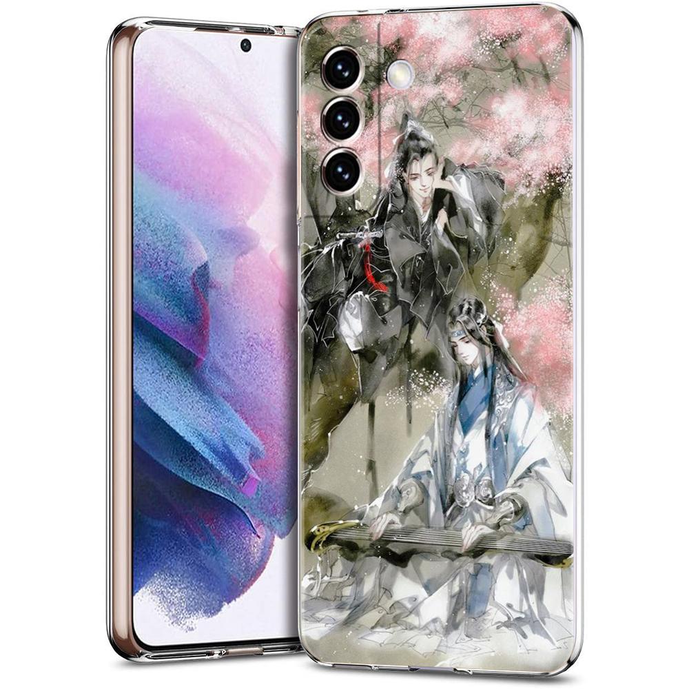 Чехол для телефона Mo Dao Zu Shi для Samsung Galaxy S23 S20 FE S22 S21 Ultra M21 M22 M32 S10 S10E S9 S8 Plus 5G Прозрачный чехол Capas